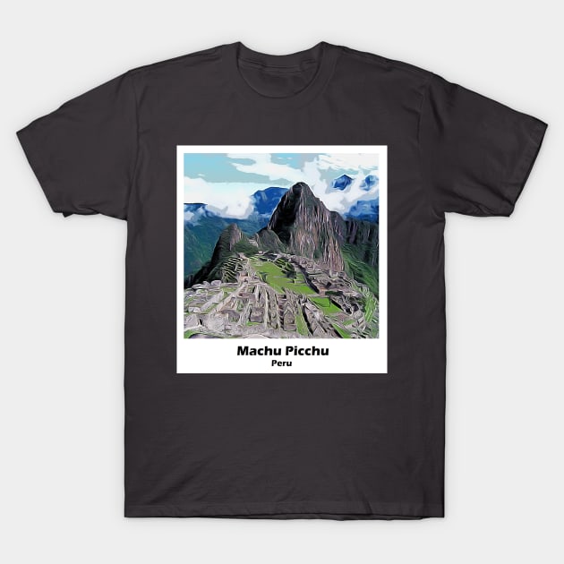 South America Machu Picchu Peru T-Shirt by SouthAmericaLive